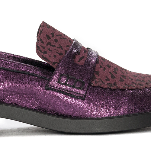 Maciejka Women's Shoes Burgundy Leather Lords 06250-23/00-1