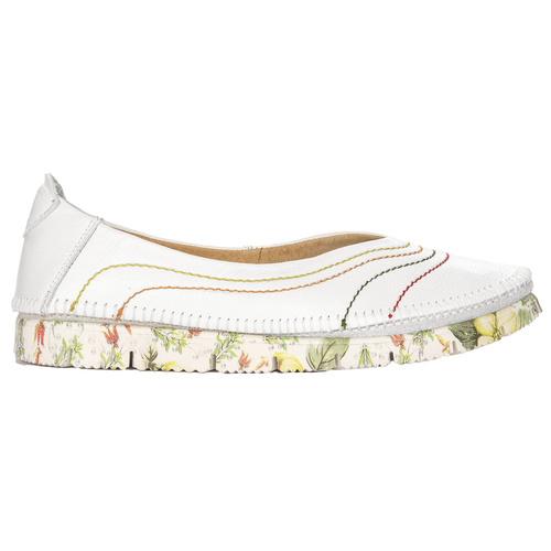 Maciejka Women's White Ballerinas 05431-11/00-5