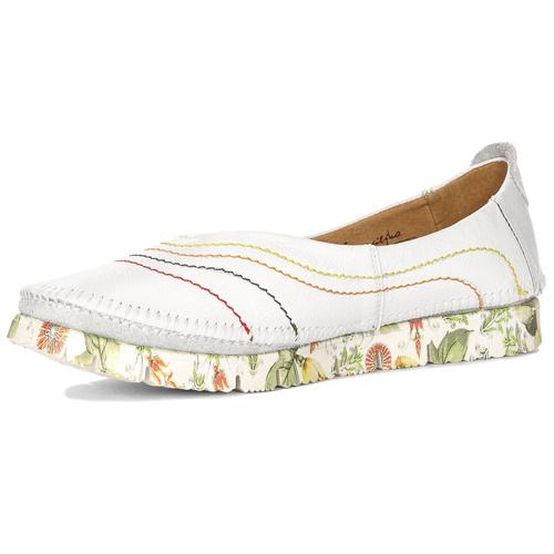 Maciejka Women's White Ballerinas 05431-11/00-5