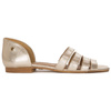 Maciejka Women's flat sandals natural leather Gold