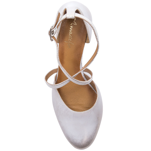 Maciejka leather pumps Beige Gold