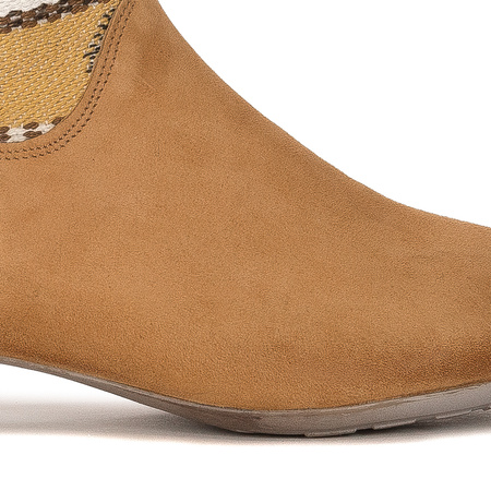 Maciejka Ankle Boots Suede Ethnic Cuff Brown 05986-29/00-5