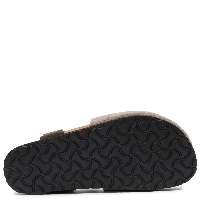 Maciejka Sandals Closed Toe Flat Sole Beige-Green H7365-04/00-0