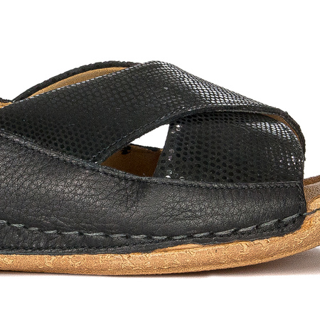 Maciejka Leather Black Ombre women's Sandals