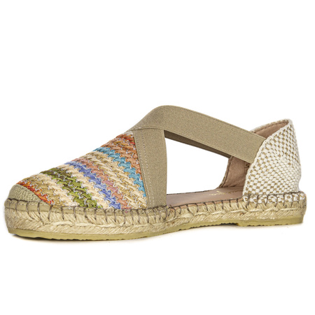 Maciejka Espadryle półbuty damskie Jeans F6524-06/00-0