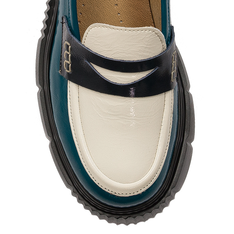 Maciejka 06288-06/00-5 Women's turquoise Low Shoes