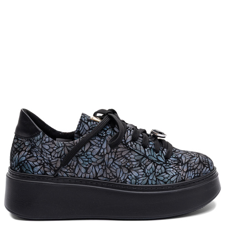 Maciejka Leather Sneakers On Platform Multi-colored 6191W-11/00-8