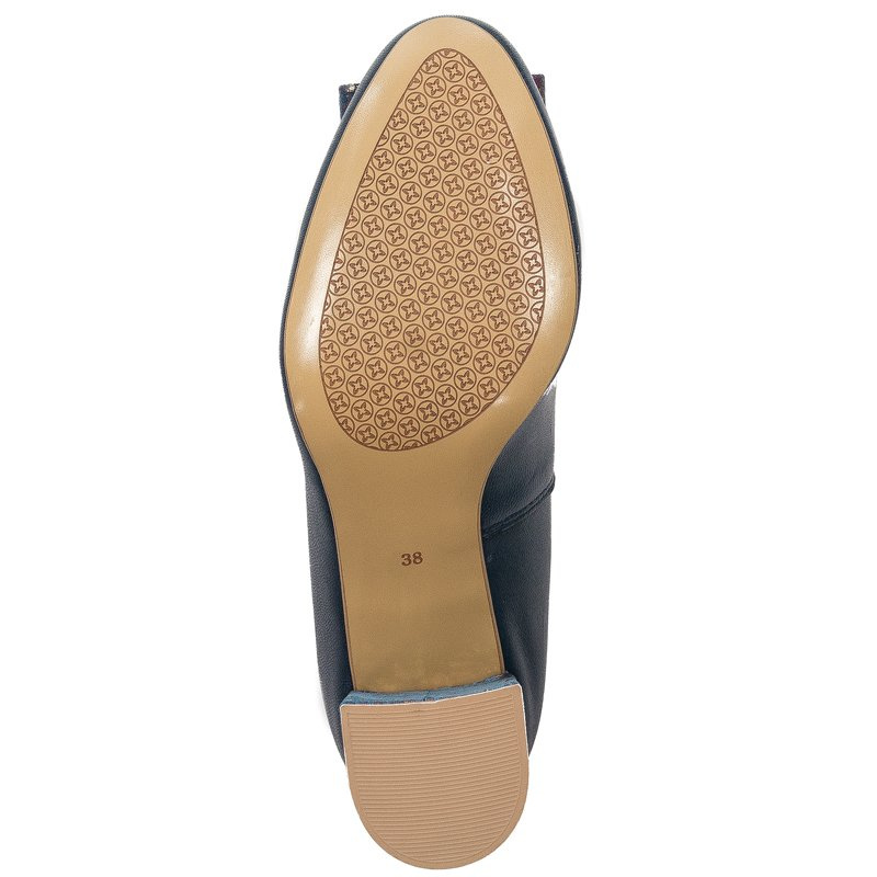 Maciejka Navy-Flowers Pumps 3356A-19/00-1