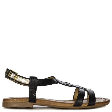 Maciejka Leather Black Women's Sandals 06568-01/00-5