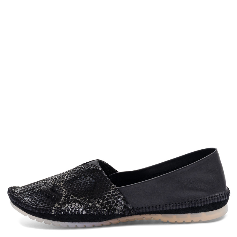 Maciejka Leather Loafers Snake Print Patchwork Black Grey 1930W-49/00-0