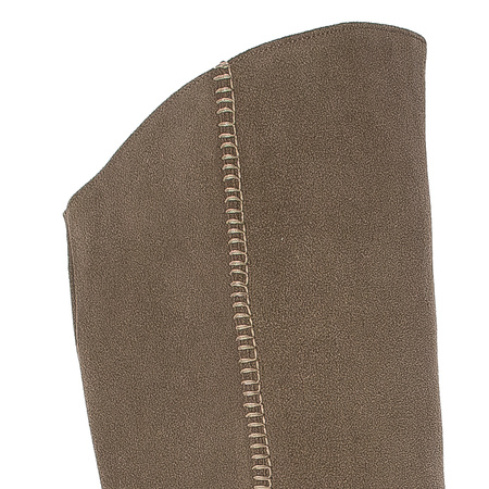 Maciejka Dirty Beige leather Knee-High Boots 