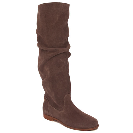 Maciejka Women's Velvet Boots Dark Beige