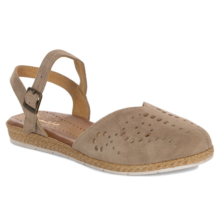 Maciejka Women's Leather Beige Sandals