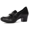 Maciejka Leather Block-Heel Pumps Patent Black 06285-01/00-7