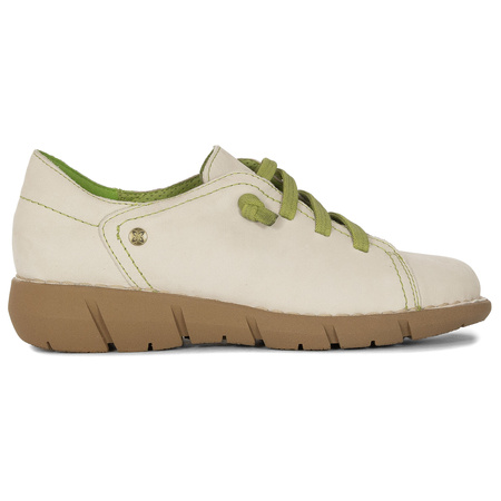 Maciejka Women's Leather Half Shoes Brown Beige