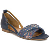 Maciejka Navy + Flowers Sandals 04614-43/00-5