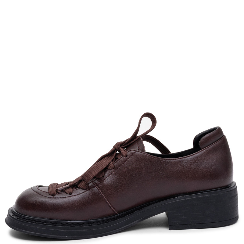 Maciejka Leather Lace-up Shoes Brown K7822-02/00-1
