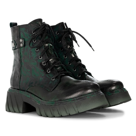 Maciejka Women's Leather Boots Green