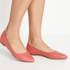 Maciejka Women's Genuine Leather Ballet Flats Flat Heel 1 cm Coral 4100W-04/00-8