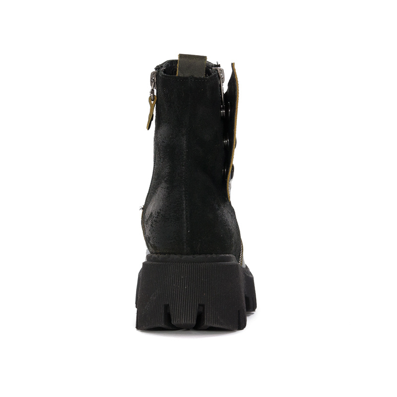 Maciejka Black- Green Boots 06110-01-00-7