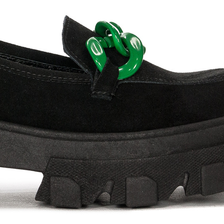 Maciejka Black Low Shoes 2850J-12/00-1