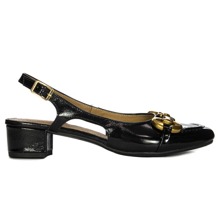 Maciejka Women's Black Pattent Leather Pumps