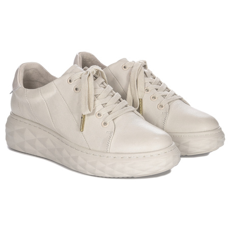 Maciejka Sneakersy damskie na platformie Beige N6481-04/00-1