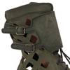 Maciejka Women's ankle boots,green leather suede on platform