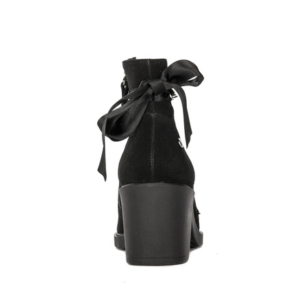 Maciejka Black Women's Suede Leather Boots