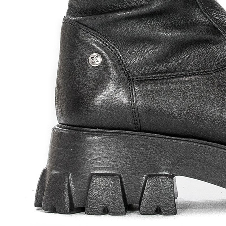 Maciejka Black Knee-High Boots