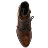 Maciejka Brown Leather women's Boots 5743A-02/00-7