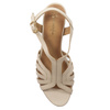  Maciejka Women's High Heel Leather Sandals Beige