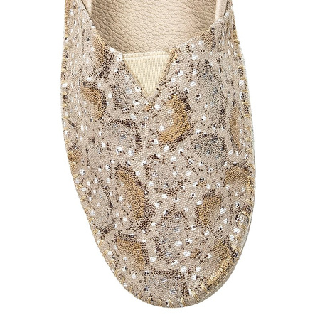 Maciejka Beige+Gold Shoes 01930-81/00-0