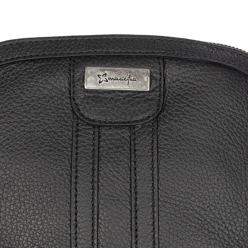 Maciejka Black Leather Women's bag C220