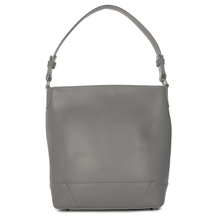 Maciejka Women's Grey Leather Handbag C299