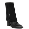 Maciejka Block-Heel Boots Suede and Leather Black K7206-01/00-8