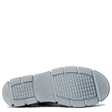 Maciejka Leather Perforated Platform Shoes Pastel Blue 05850-17/00-1