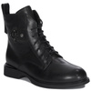 Maciejka Leather Lace-Up Side-Zip Ankle Boots Black N3115-01/00-8