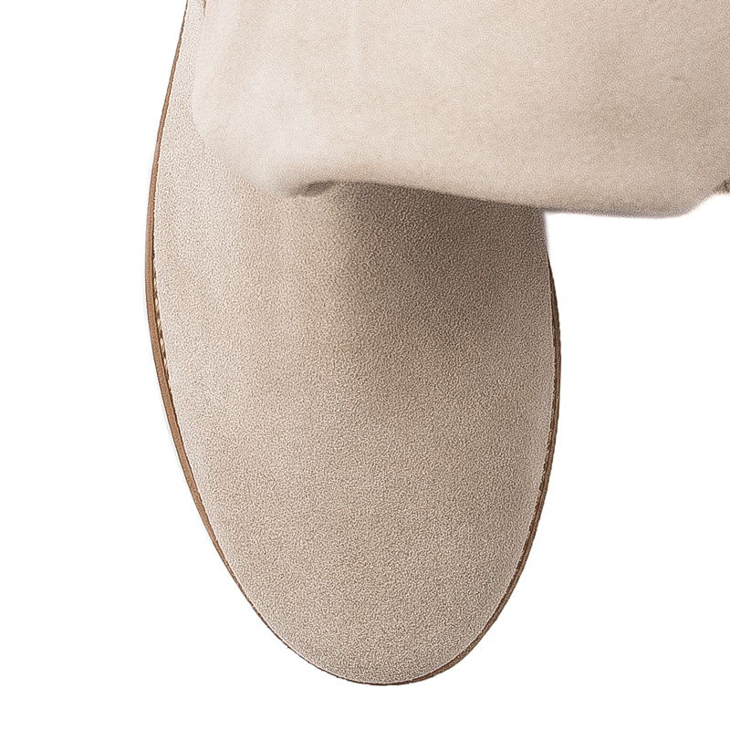 Maciejka Light Beige Knee-High Boots 05790-22/00-6