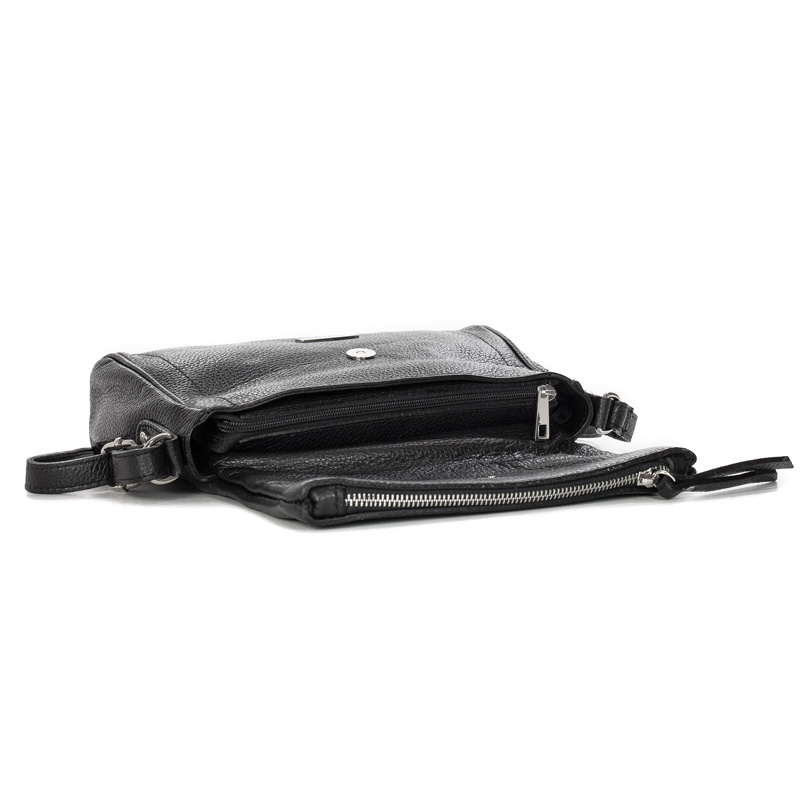 Maciejka Black Leather Women's bag C229