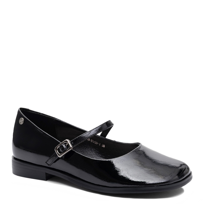 Maciejka Mary Jane Court Shoes Leather Patent Black K7518-01/00-1