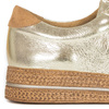 Maciejka Gold Flat Shoes 04550-25/00-5