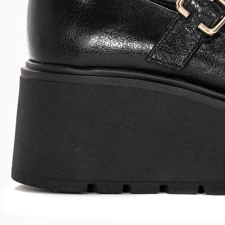 Maciejka Women's low shoes Black leather 6271A-01/00-1