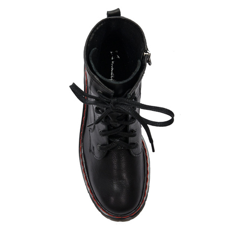 Maciejka Black Lace-up Boots 1609B-01/00-6