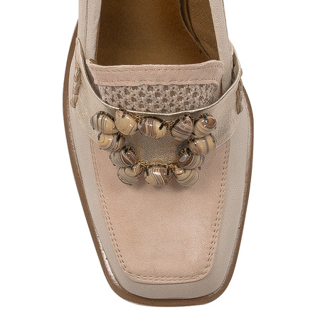 Maciejka Women's Beige Leather Pumps