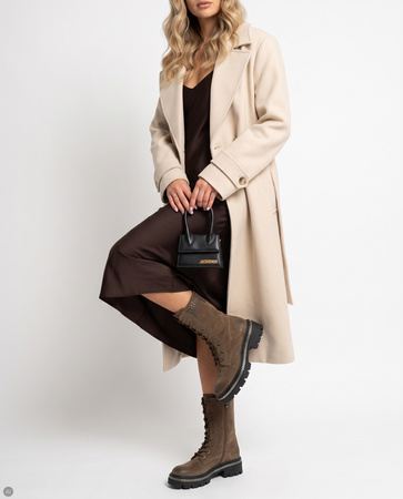 Maciejka Leather Ankle Boots Suede Brown K7808-12/00-7