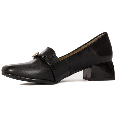 Maciejka Women's Black Leather Pumps