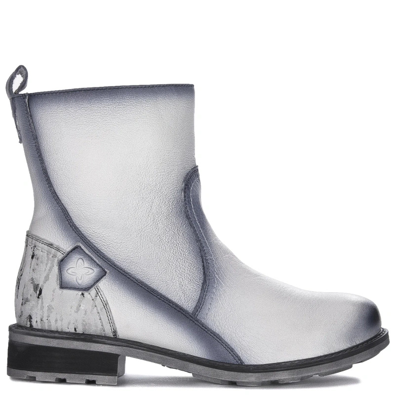 Maciejka White + Black Boots 06560-11/00-8