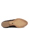 Maciejka Craftsmanship Asymmetric Suede Ankle Boots Low Heel Chocolate Brown 04091-79/00-5