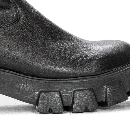 Maciejka Black Knee-High Boots